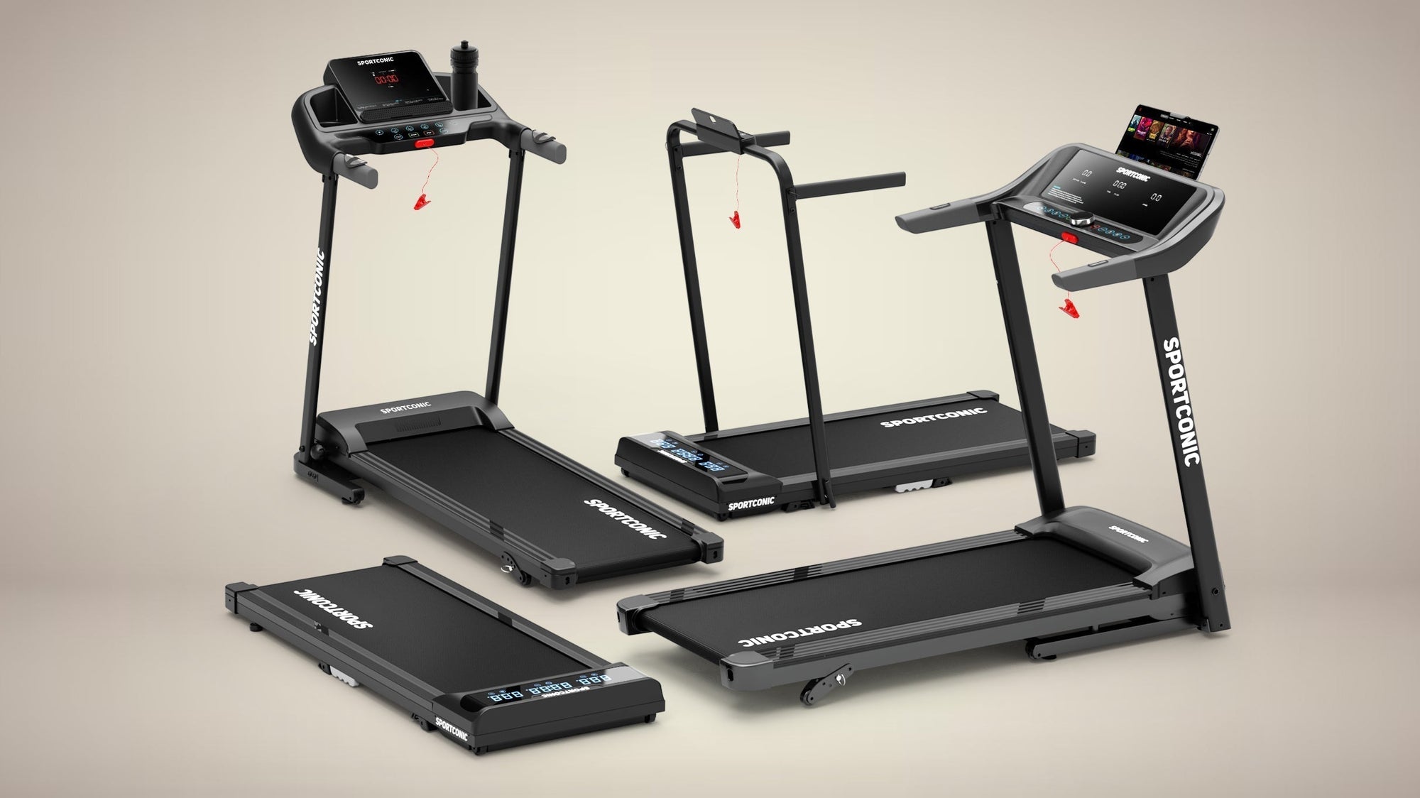 Comparer les tapis de course Sportconic : nos modèles